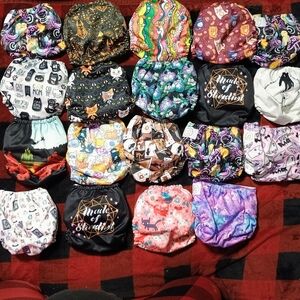Witchy Mama Koala OS Pocket Cloth Diapers